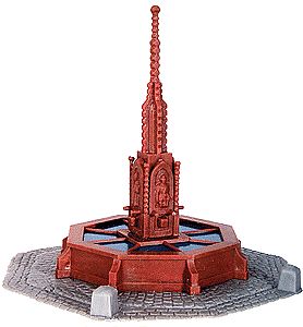 Kibri 38910 HO Scale Fountain in Urach -- 2-3/8 x 2-3/8 x 2-3/4"  6 x 6 x 7cm