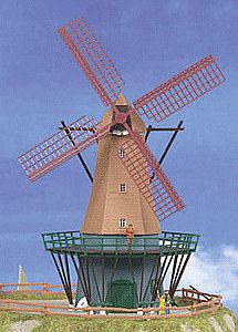 Kibri 39150 HO Scale Auf Fehmarn Windmill -- 12 x 10.5 x 21cm