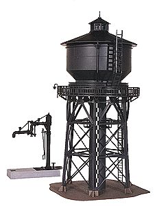 Kibri 39328 HO Scale Water Tower w/Water Spout -- 4-3/8 x 9-7/16"  11 Dia x 24cm High
