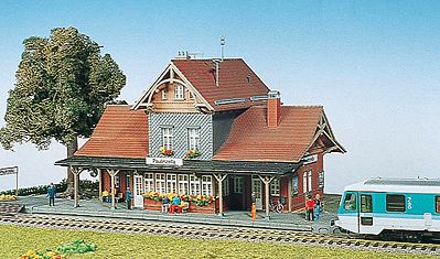 Kibri 39491 HO Scale Paulinzella Station -- Kit - 10-1/16 x 6-1/8 x 5-1/2"  25.5 x 15 x 14cm