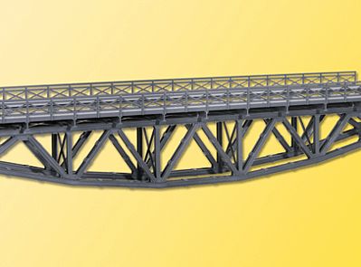 Kibri 39703 HO Scale Cross girder Bridge w/o Bridgeheads -- Single-Track - 13-3/8 x 2-1/2 x 3-1/8"  34 x 6.4 x 8cm