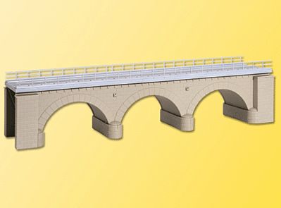 Kibri 39721 HO Scale Stone Elbow Bridge -- Single Track 13-5/8 x 3-3/16 x 2-3/4"  34 x 8 x 6.8cm