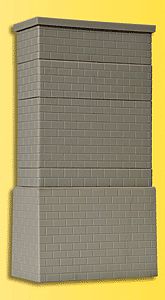 Kibri 39752 HO Scale Brick Pillar -- 2.3 - 14cm