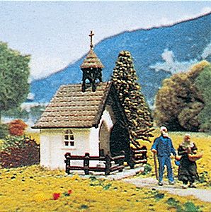 Kibri 39781 HO Scale Kuehtzagl Miniature Chapel -- 2 x 1-5/8"   5 x 4cm