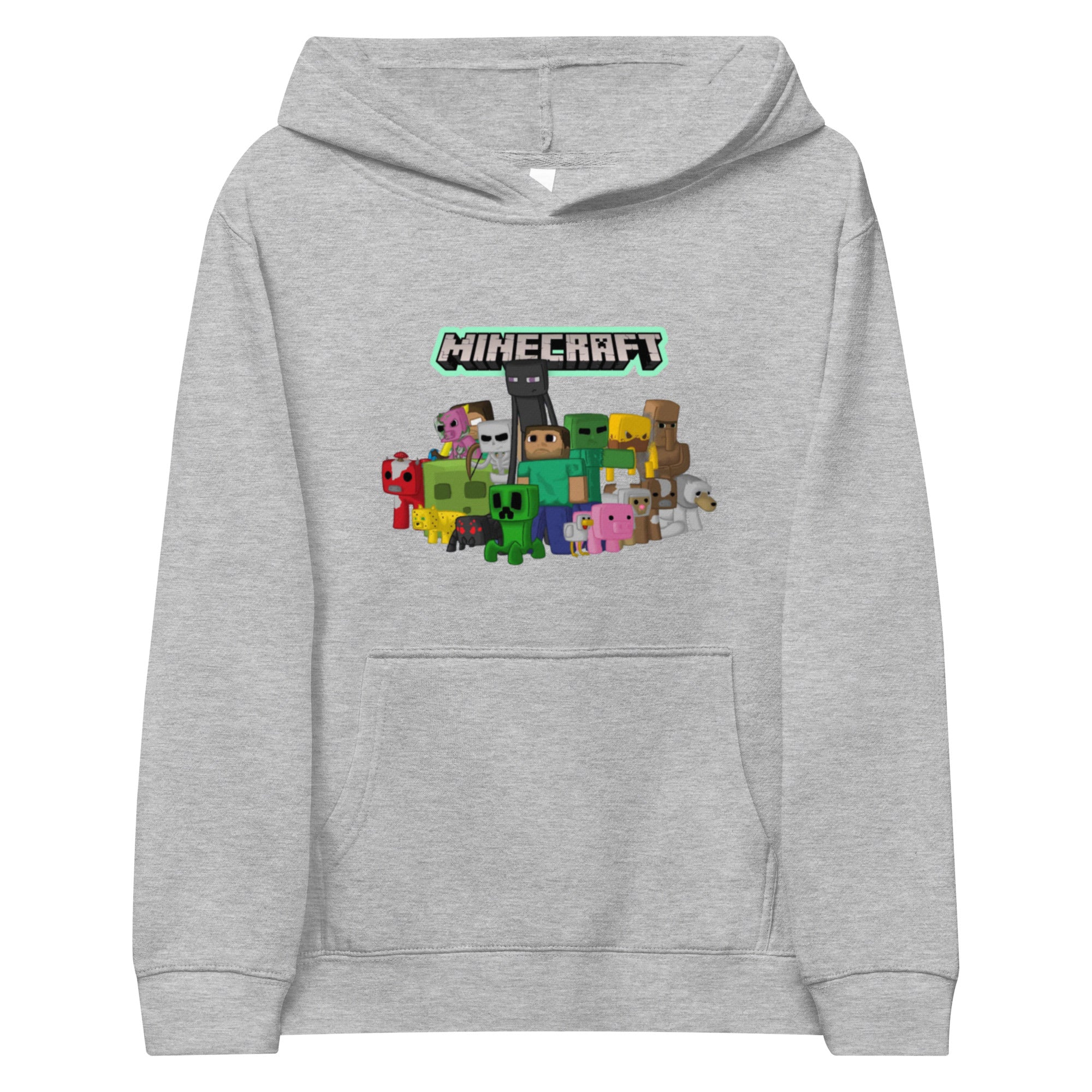 Minecraft Heroes Design Kids Fleece Hoodie