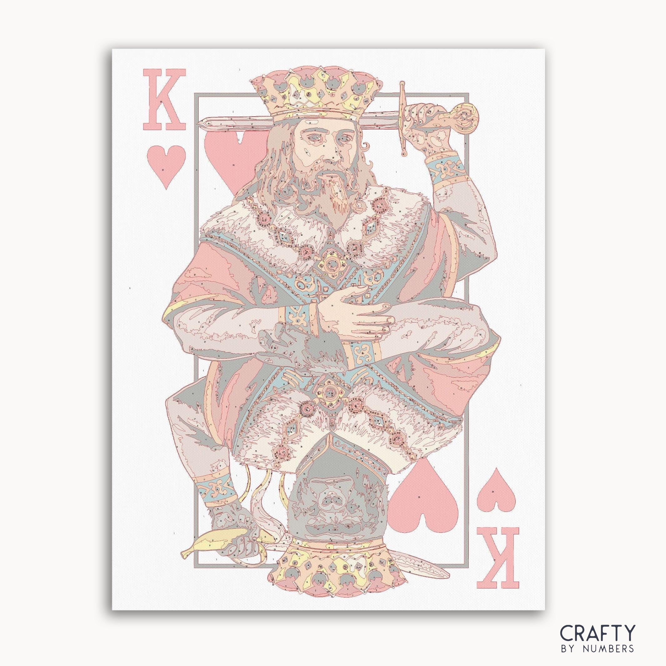King of Hearts Card