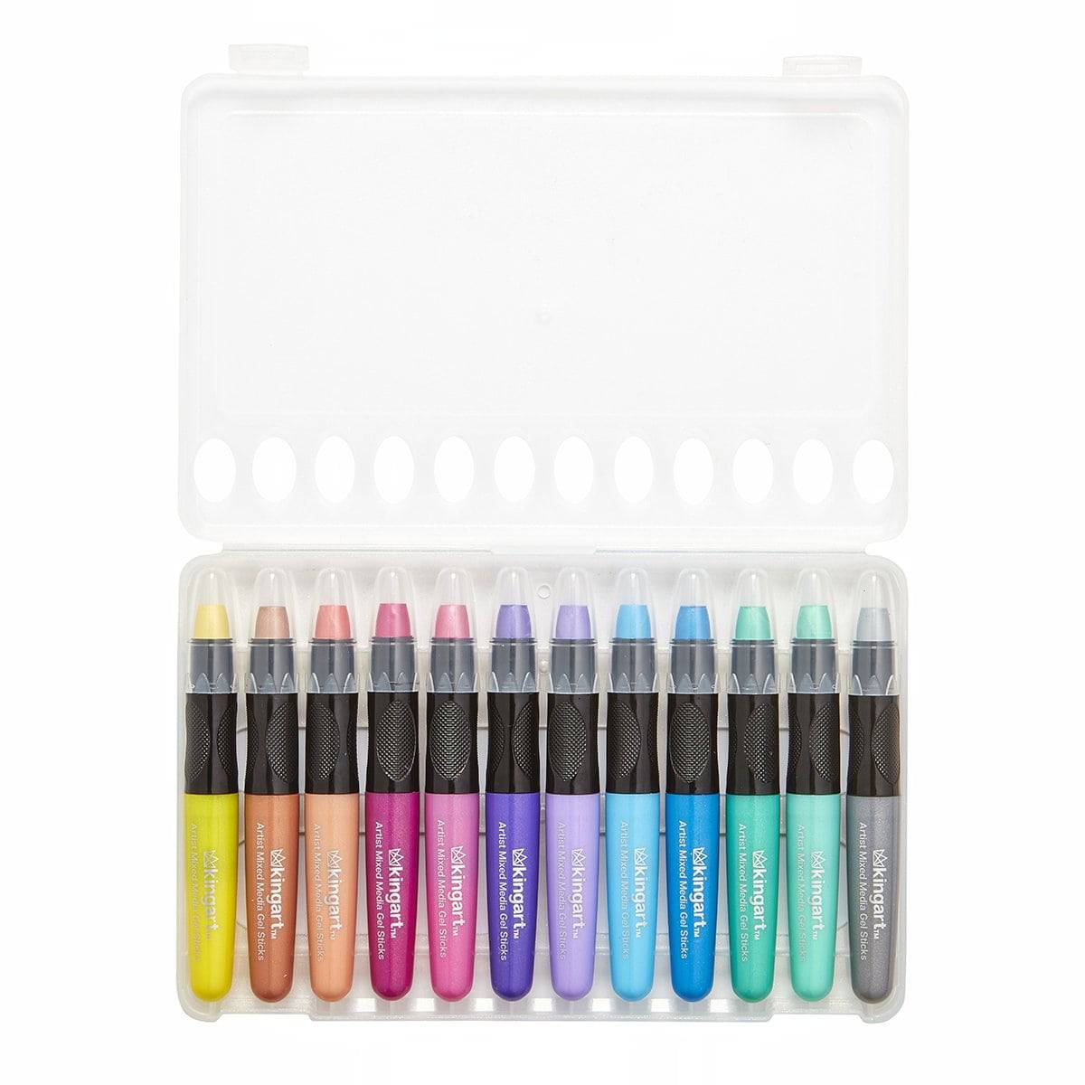 Gel Stick Crayons 12 Metallic Colors
