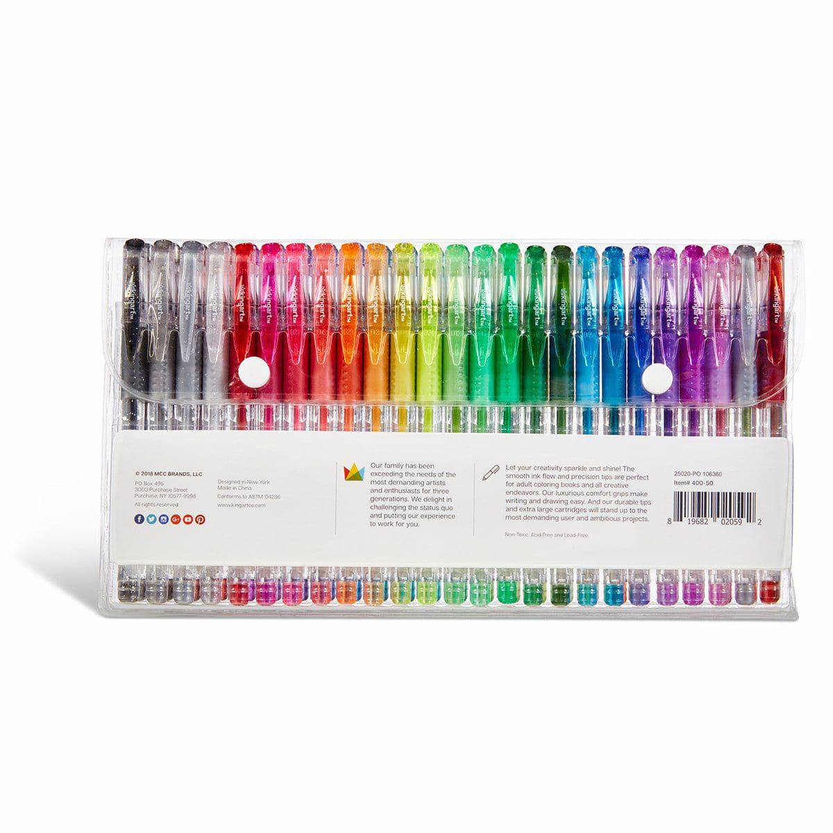 Gel Pens 50 Glitter Colors