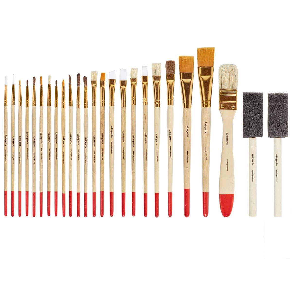 Studio Brush Set Multi-Purpose - 25 Pieces