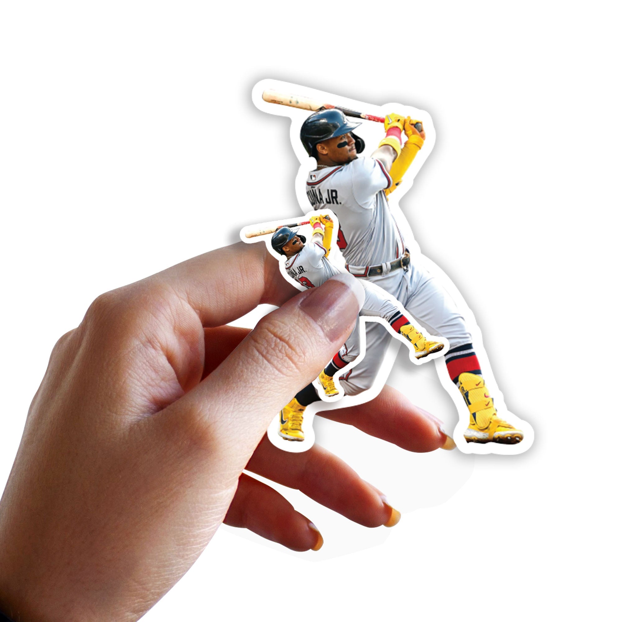 Ronald Acuña Jr. - 5 Player Minis (Mixed Sizes) - Official MLB - Atlanta Braves - Reusable Vinyl Decals