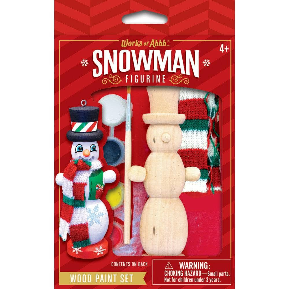 Nutcracker Snowman Ornament Wood Paint Kit