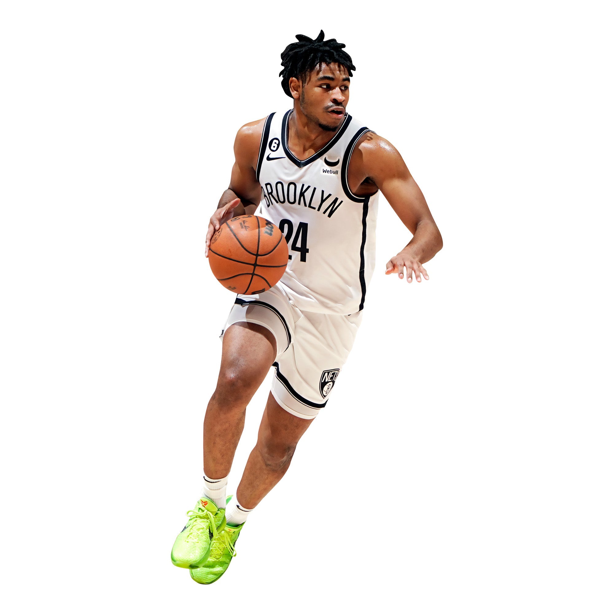 Cam Thomas - RealBig Collection - Official NBA - Brooklyn Nets - Reusable Vinyl Wall Decals