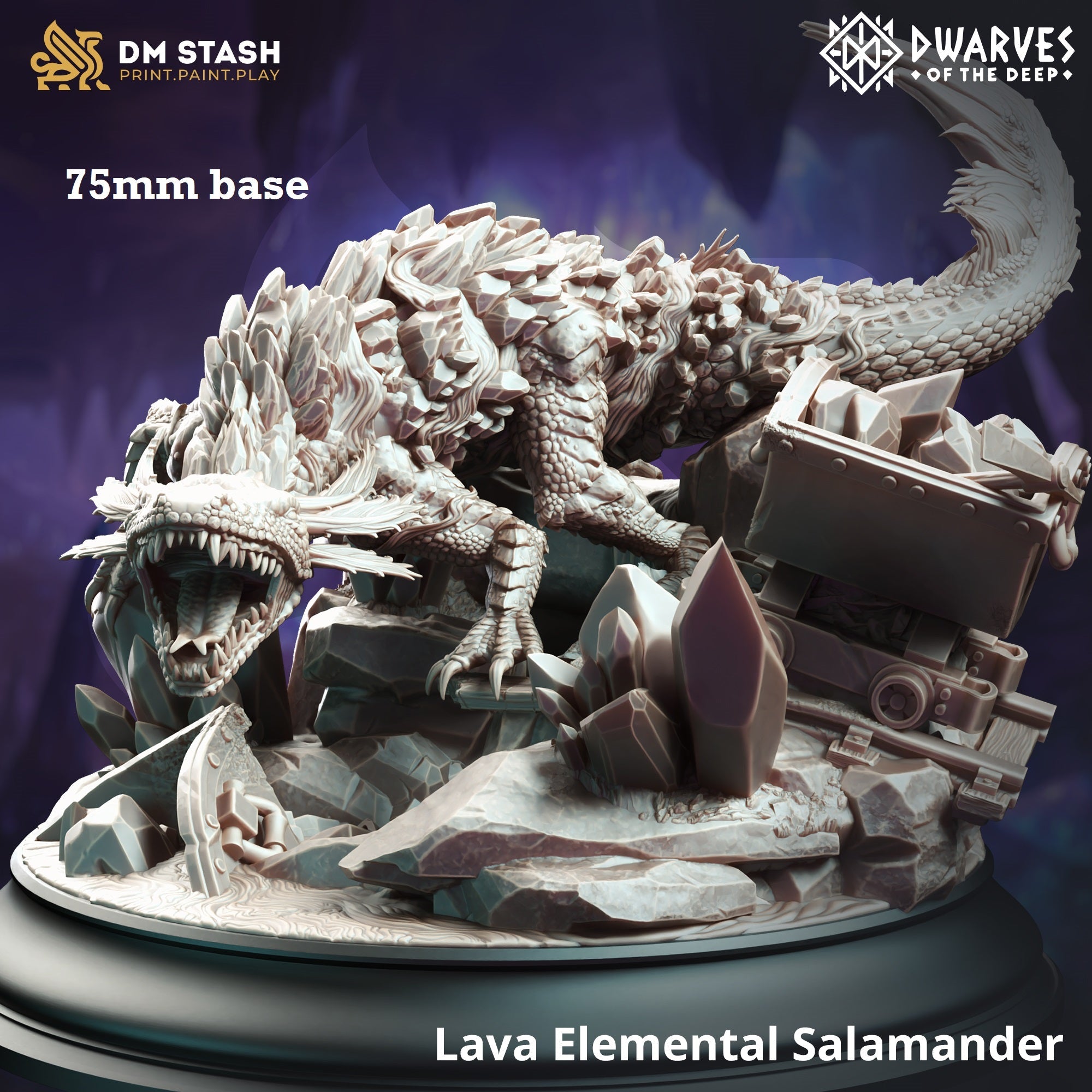 Lava Elemental Salamander