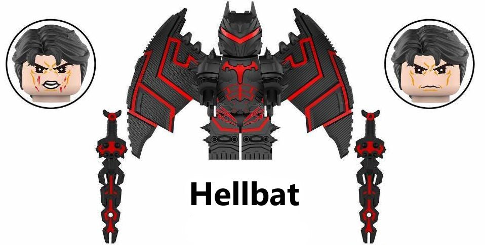 Hellbat Custom Minifigure – The Dark Knight’s Ultimate Armor!