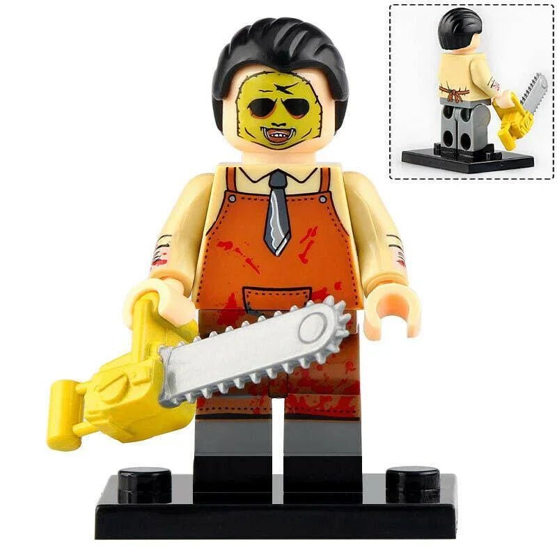 Leatherface Texas Chainsaw massacre Lego Minifigures Custom Horror Toys 1