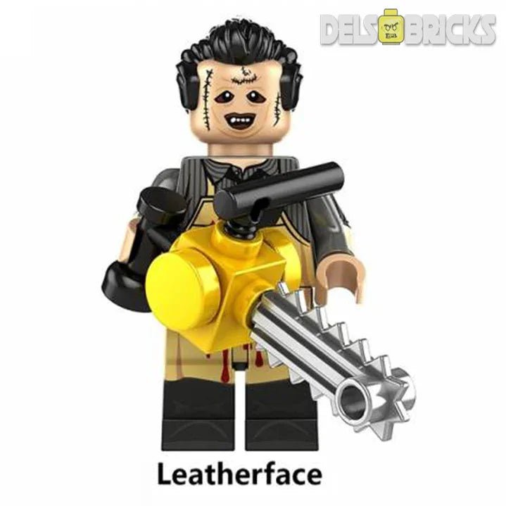 Leatherface Texas Chainsaw massacre Lego Minifigures Custom Horror Toys 2