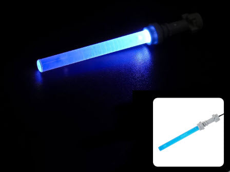 Blue Lightsaber USB Plug-In Accessory for Minifigures