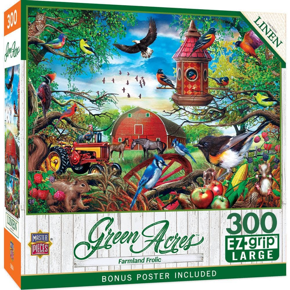 Green Acres - Farmland Frolic 300 Piece EZ Grip Jigsaw Puzzle