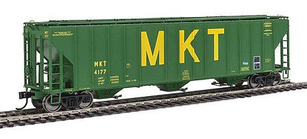 Walthers Proto 106164 HO Scale 55' Evans 4780 Covered Hopper - Ready To Run -- Missouri-Kansas-Texas(TM) #4177