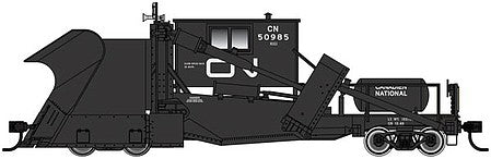 Walthers Proto 110117 HO Scale Jordan Spreader - Ready to Run -- Canadian National #50985 (black, Noodle Logo)