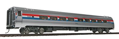 Walthers Proto 11220 HO Scale 85' Amfleet II 59-Seat Coach - Ready to Run -- Amtrak(R) (Phase III; Equal Red, White, Blue Stripes)