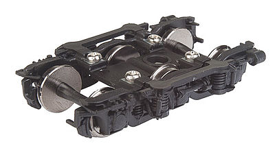 Walthers Proto 2127 HO Scale Milwaukee Road 8' Nystrom Trucks w/Disc Brake -- Black - 1 Pair