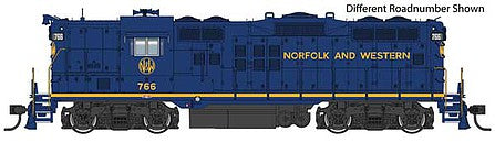 Walthers Proto 920-42706 HO Scale EMD GP9 Phase II - LokSound 5 Sound and DCC -- Norfolk & Western #785 (blue, yellow)