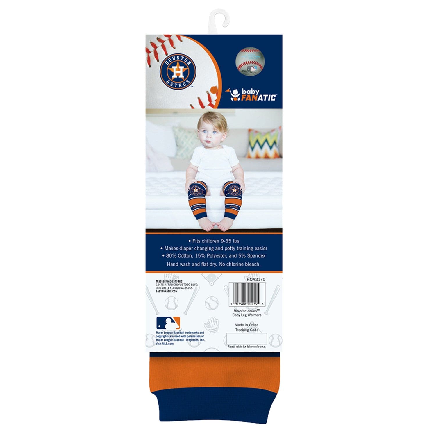 Houston Astros Baby Leg Warmers