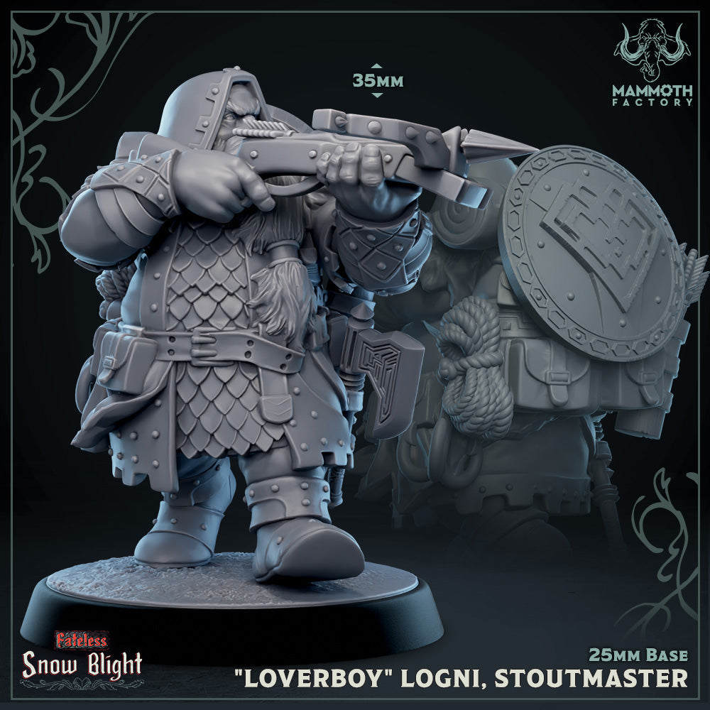 "Loverboy" Logni, Stoutmaster (Male Dwarf Fighter)