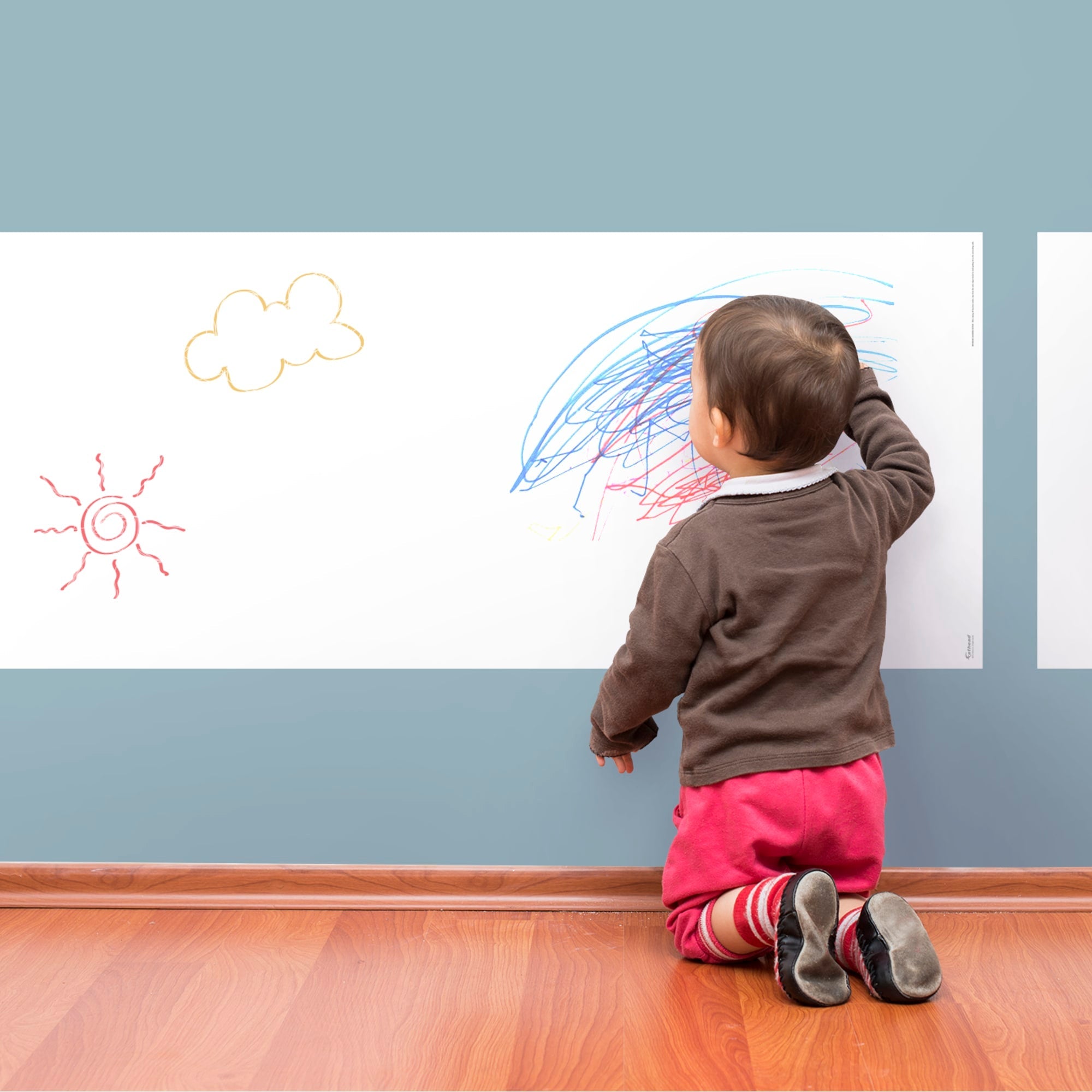 Whiteboard Sheets: Two Pack - Removable Dry Erase Vinyl Decal