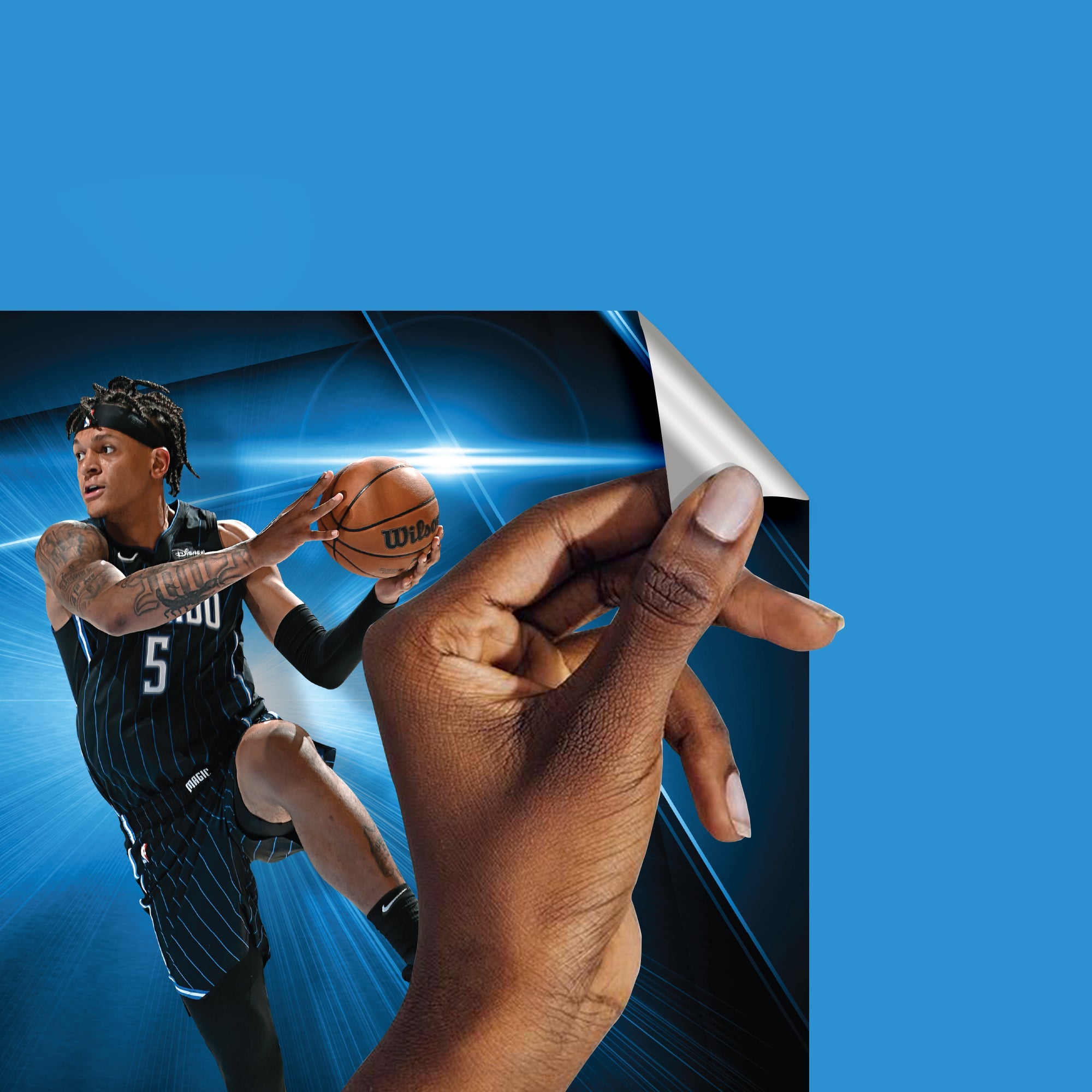 Paolo Banchero - RealBig Collection - Official NBA - Orlando Magic - Reusable Vinyl Wall Decals