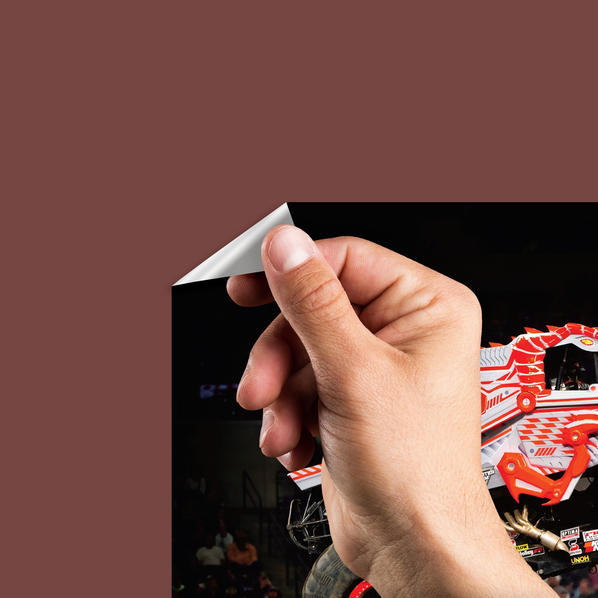 ThunderROARus - RealBig Collection - Official Monster Jam - Reusable Vinyl Wall Decals