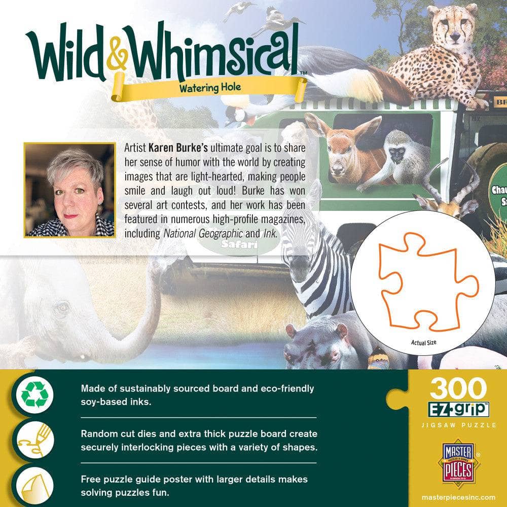 Wild & Whimsical - Watering Hole 300 Piece EZ Grip Jigsaw Puzzle