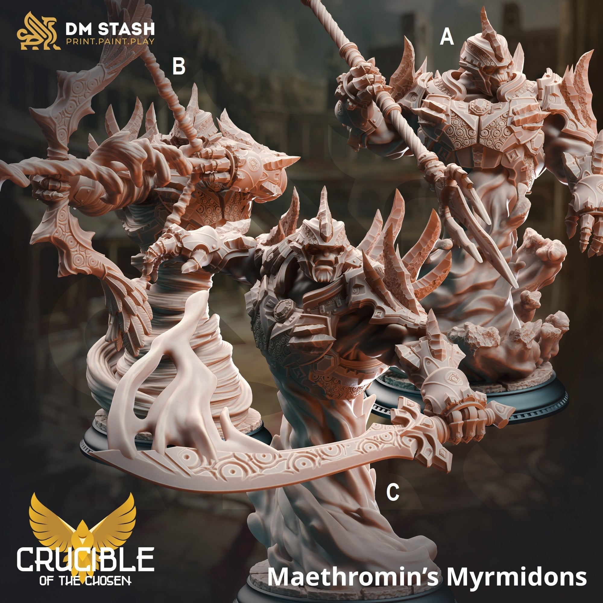Maethromin's Myrmidons (Elemental Warriors)