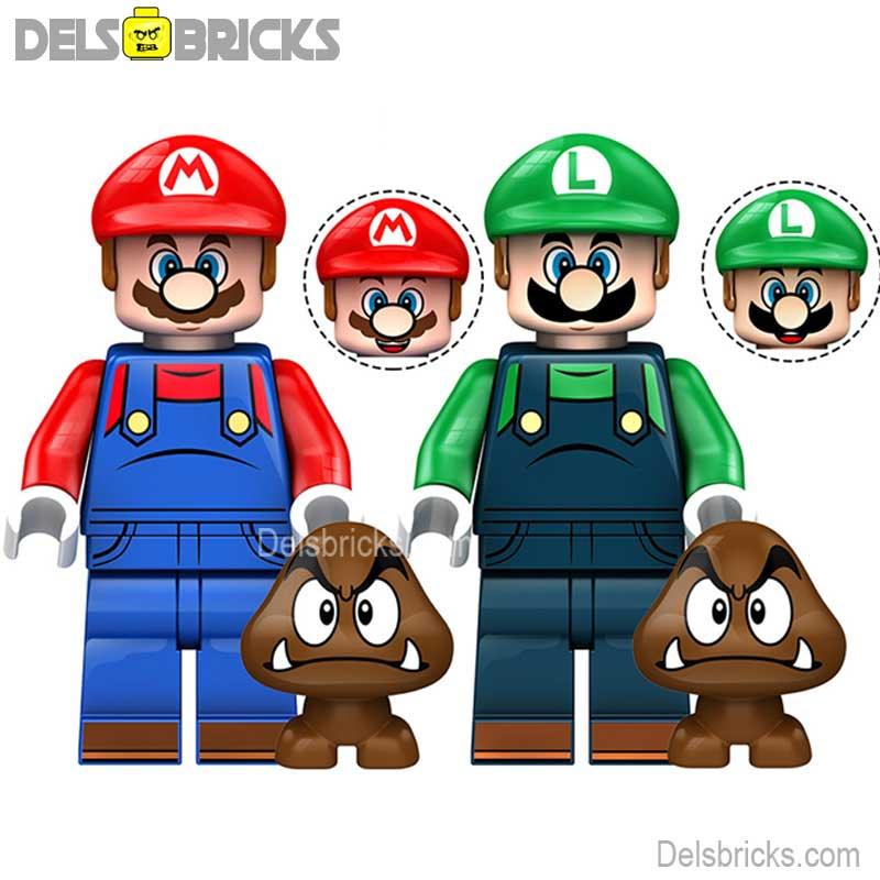 Mario & Luigi Super Mario Brothers Lego Minifigures set 2