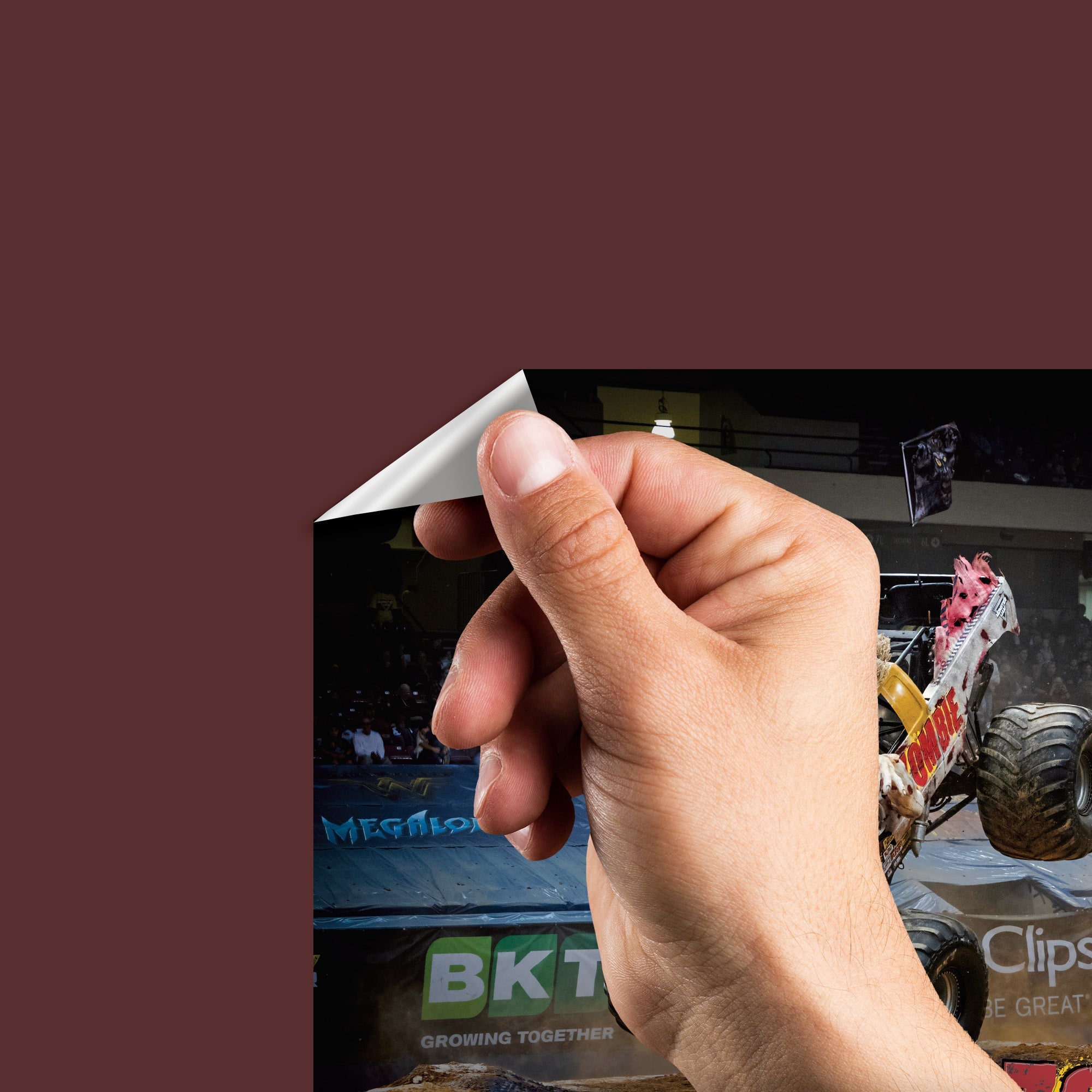 Zombie - Monster Jam - RealBig Collection - Official Monster Jam - Reusable Vinyl Wall Decals