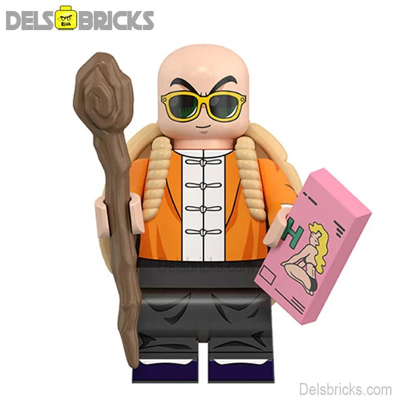 Master Roshi Dragon Ball Z Super Lego Minifigures Best Custom Anime Toys 2