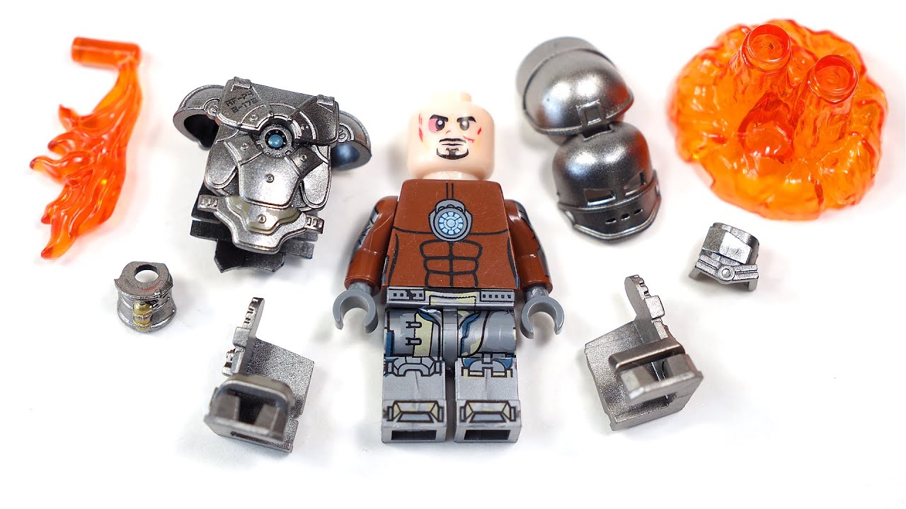 Iron Man Mark 1 First Ironman Suit lego Minifigures Custom Toys