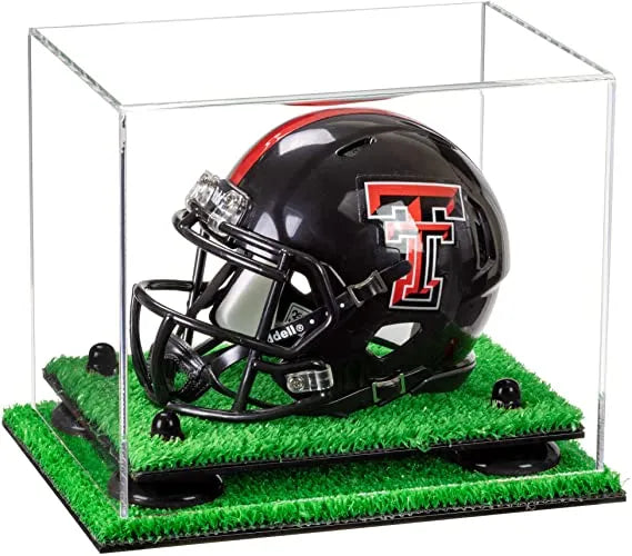 Mini/Miniature Football Helmet (not Full Size) Display Case - Clear (A003/V45)