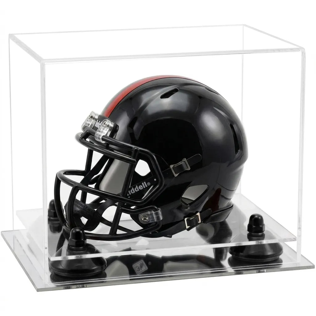 Mini/Miniature Football Helmet (not Full Size) Display Case - Clear (A003/V45)