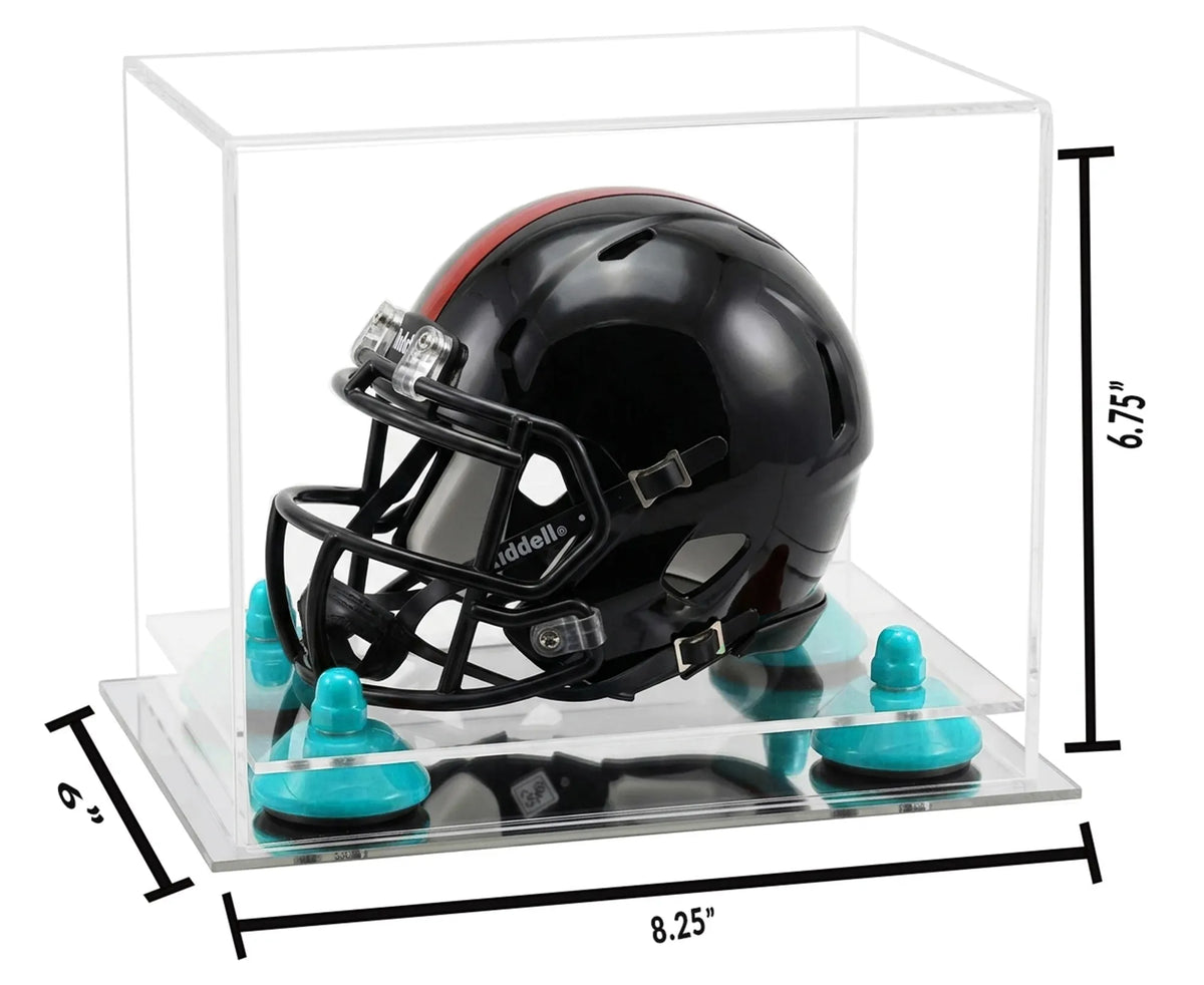 Mini/Miniature Football Helmet (not Full Size) Display Case - Clear (A003/V45)