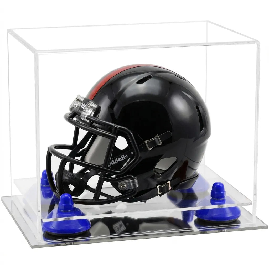 Mini/Miniature Football Helmet (not Full Size) Display Case - Clear (A003/V45)