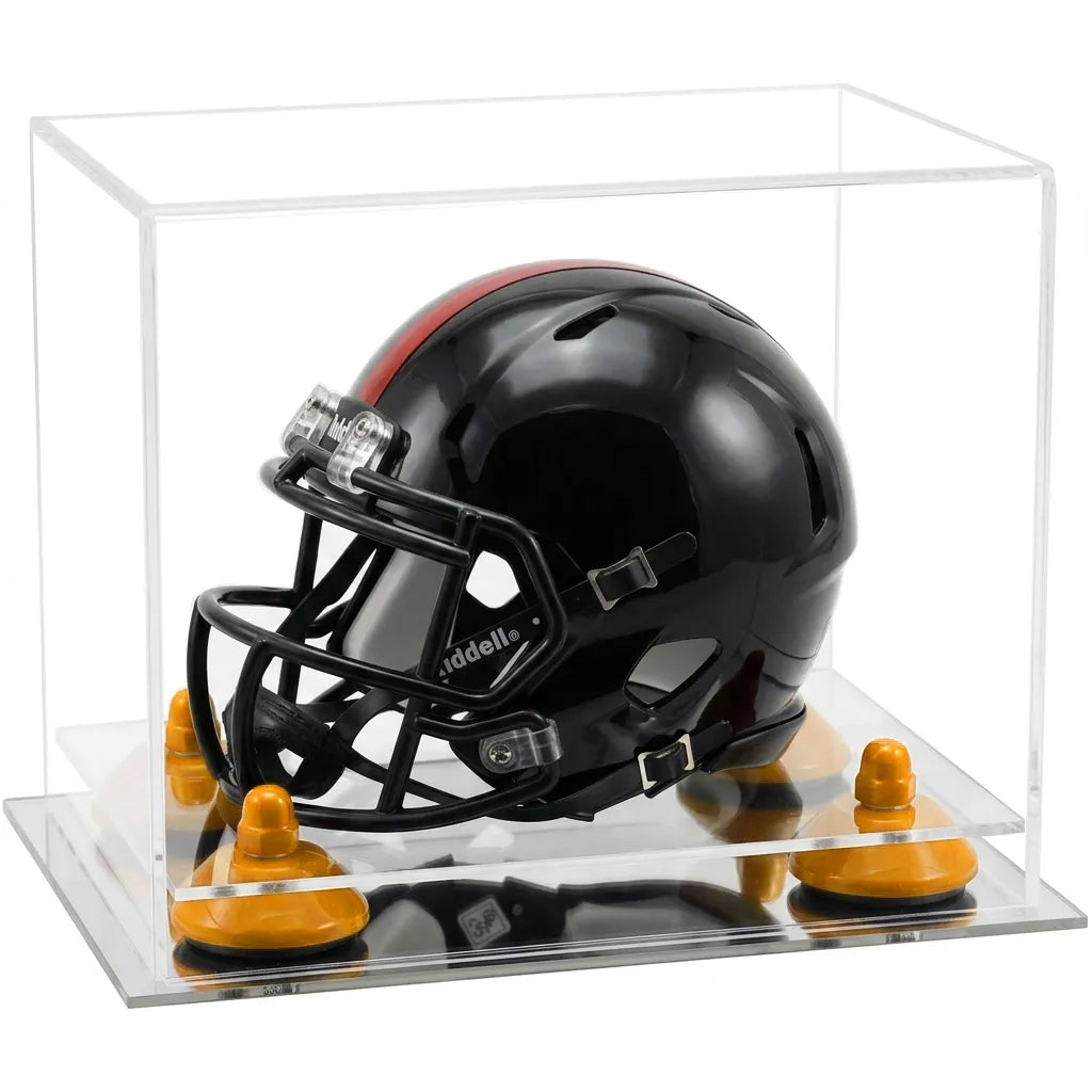 Mini/Miniature Football Helmet (not Full Size) Display Case - Clear (A003/V45)