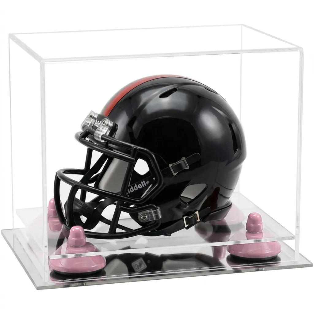 Mini/Miniature Football Helmet (not Full Size) Display Case - Clear (A003/V45)