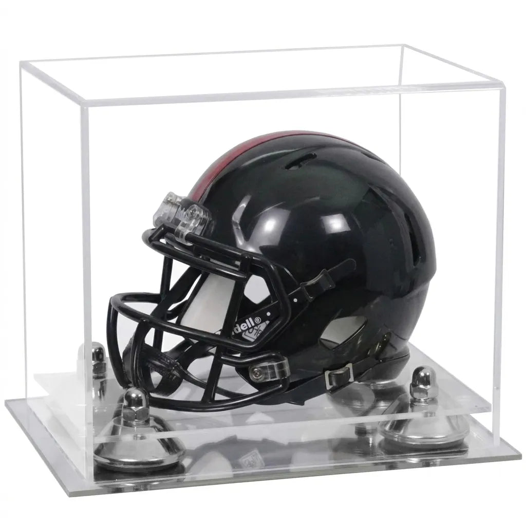 Mini/Miniature Football Helmet (not Full Size) Display Case - Clear (A003/V45)
