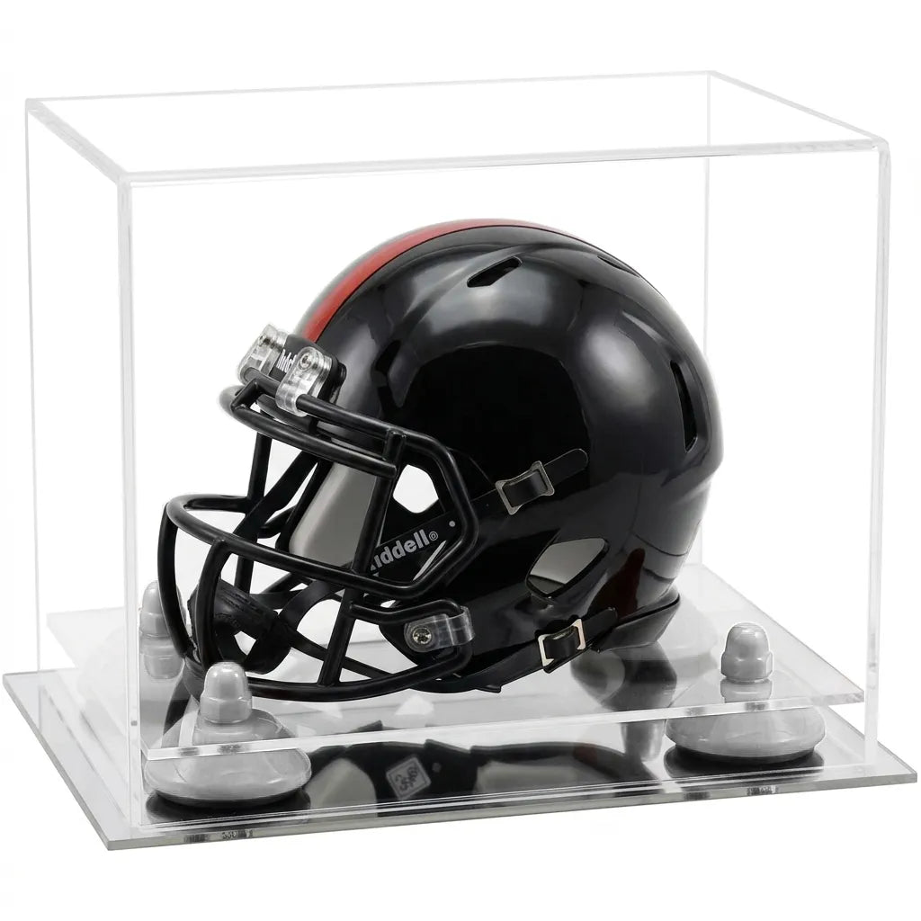 Mini/Miniature Football Helmet (not Full Size) Display Case - Clear (A003/V45)