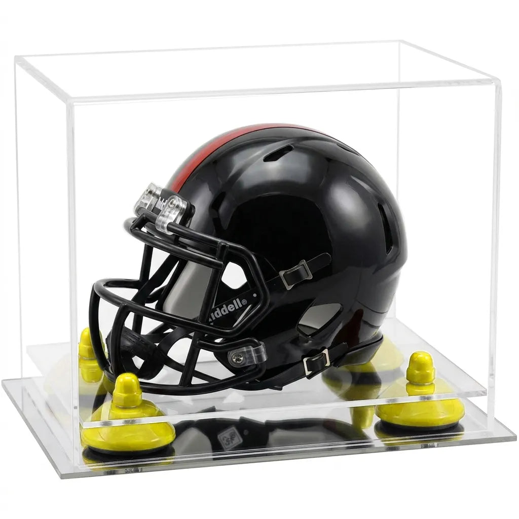 Mini/Miniature Football Helmet (not Full Size) Display Case - Clear (A003/V45)