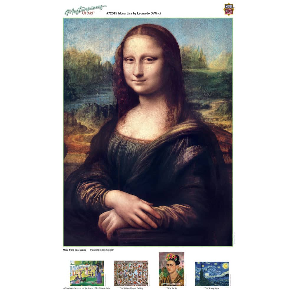 MasterPieces of Art - Mona Lisa 1000 Piece Jigsaw Puzzle