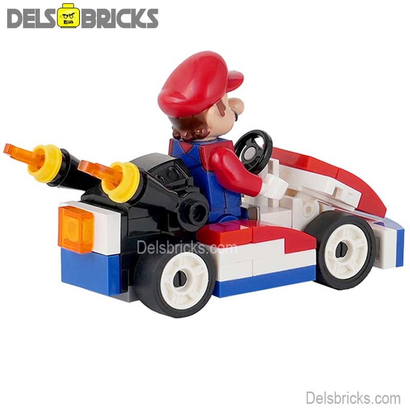 Mario Kart Brothers Super Mario Lego Minifigures Custom Toys