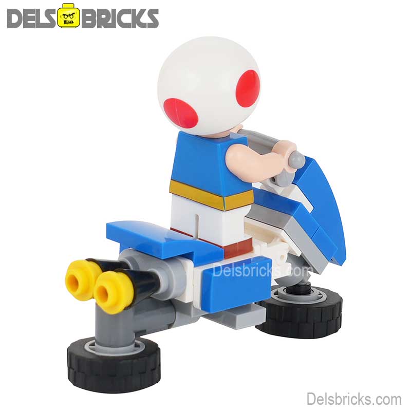 Toad Kart Super Mario Lego Minifigures From Mario Brothers Movie